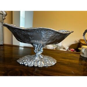 Vintage Author Court Grapevine Pedestal Bowl